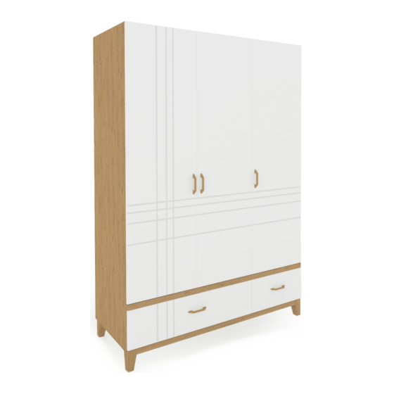 Meblik Wardrobe Scandi 150 Manual