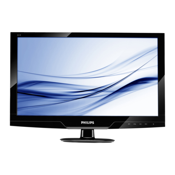 Philips 221E2 User Manual