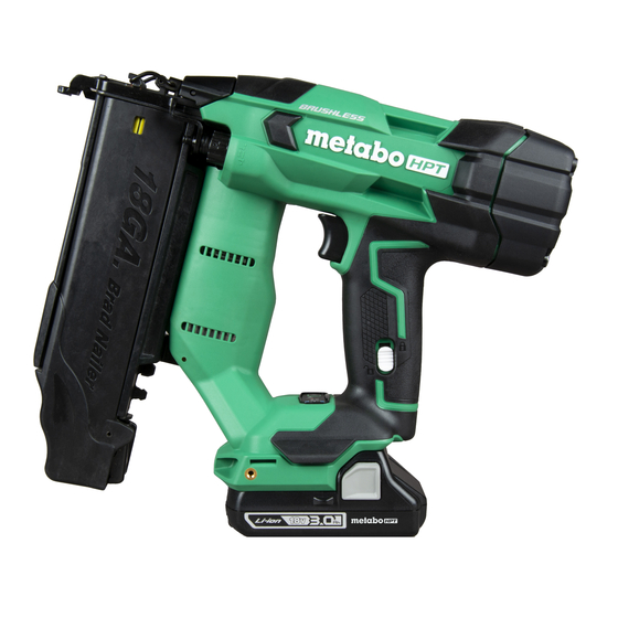 Metabo HPT NT 1850DF Full Installation Manual