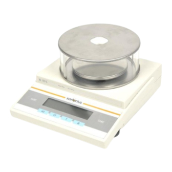 Sartorius BL150S Instruction Manual