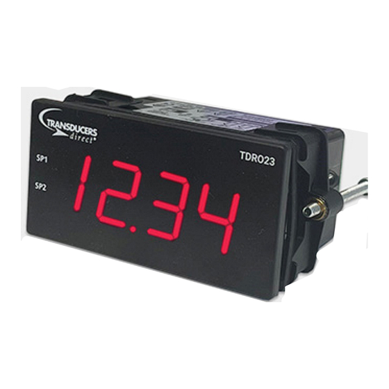 TRANSDUCERS direct TDRO23 Manual