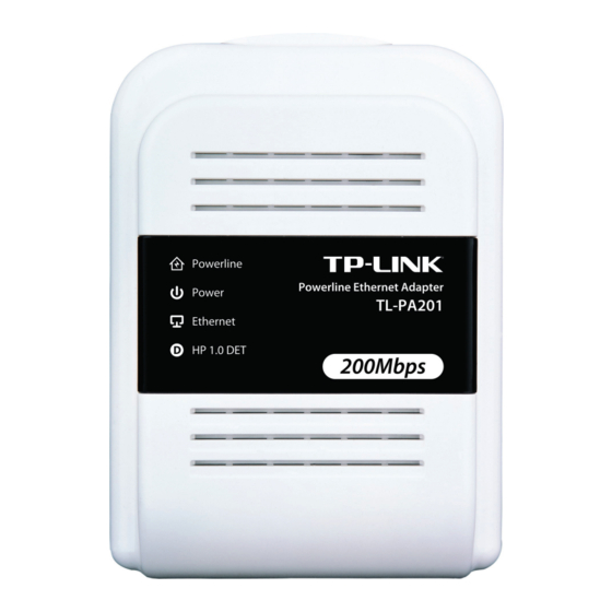 TP-Link TL-PA201 User Manual