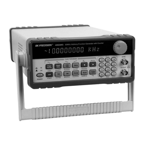 BK Precision 4084AWG Instruction Manual