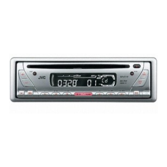 JVC KD-G115 Service Manual
