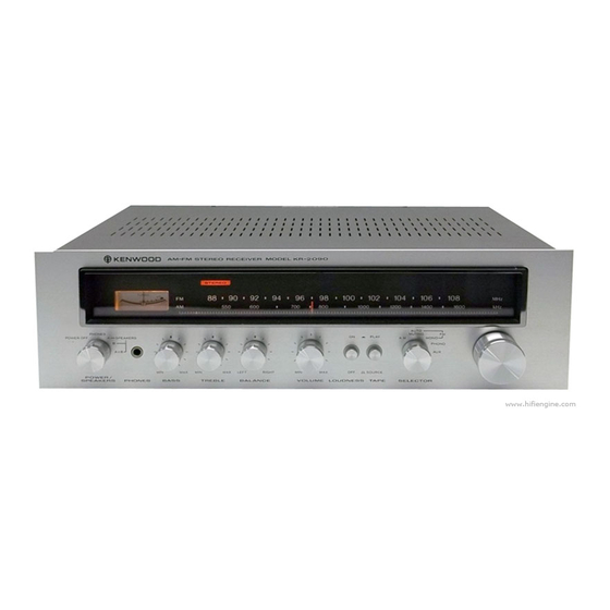 Kenwood KR-3090 Service Manual
