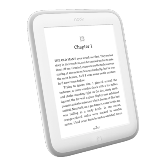 NOOK GlowLight Quick Start Manual