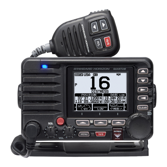 Standard Horizon QUANTUM GX6500E Owner's Manual