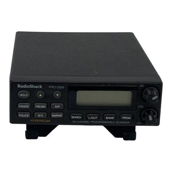 Radio Shack PRO-2056 Owner's Manual