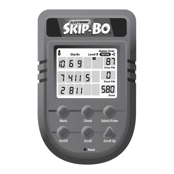 Mattel SKIP-BO Manual