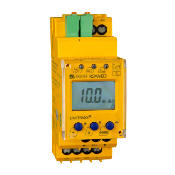 Bender RCMA423-DM Manual