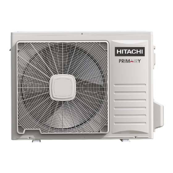 HITACHI RCI1.5UNE1NH INSTALLATION AND MAINTENANCE MANUAL Pdf Download