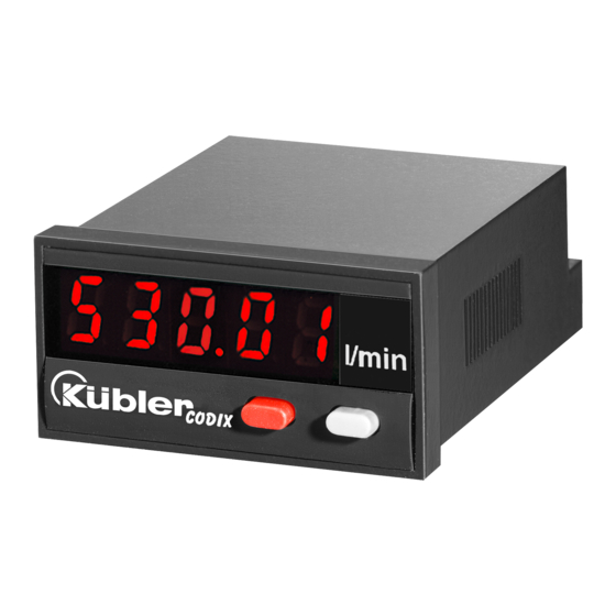 Kübler CODIX 530 Manual