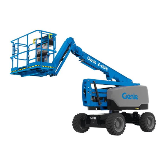 Terex Genie Z-45 FE Operator's Manual