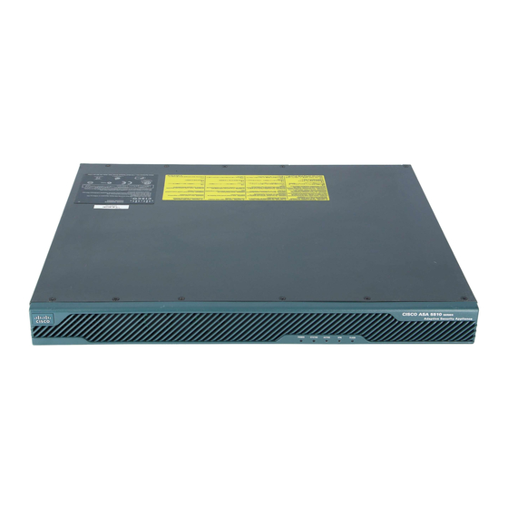 Cisco 5510 - ASA SSL / IPsec VPN Edition Quick Start Manual