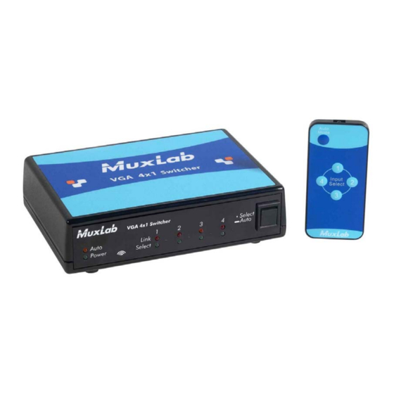 MuxLab 500160 Installation Manual