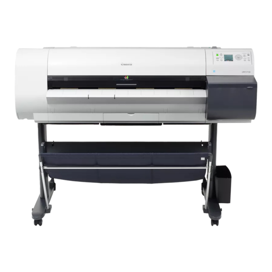 Canon Imageprograf IPF710 Operations
