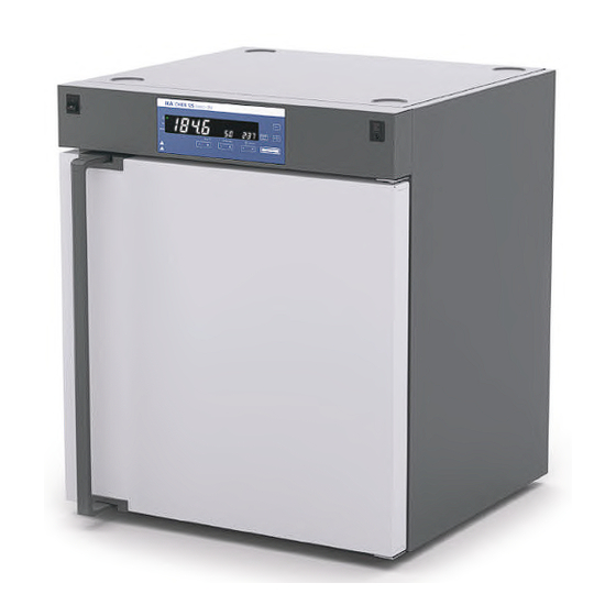 IKA Oven 125 basic dry Operating Instructions Manual