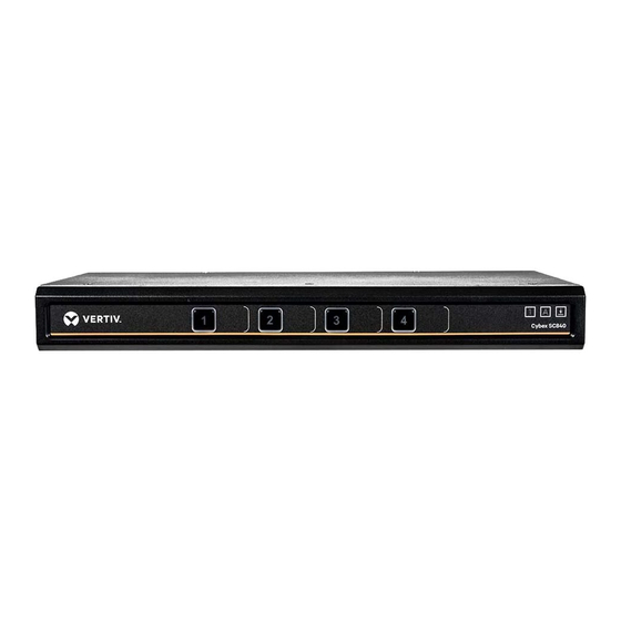 Vertiv CYBEX SC 840 Quick Installation Manual
