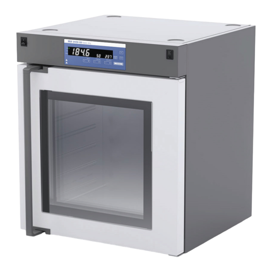 IKA OVEN 125 basic - dry Operating Instructions Manual