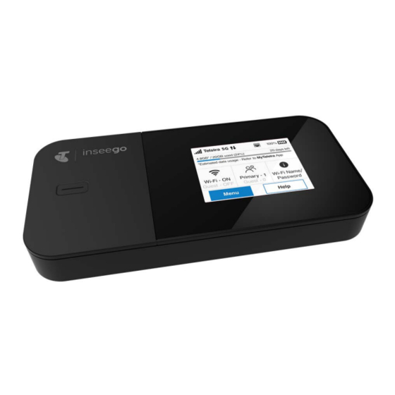 Inseego Mifi X Pro 5G Quick Start Manual