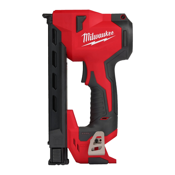 Milwaukee M12 BCST Operator's Manual