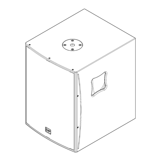 DAPAudio NRG-12S User Manual