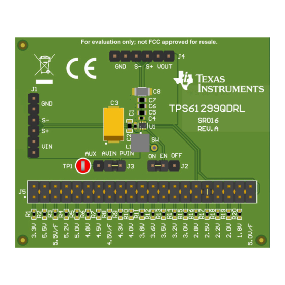 Texas Instruments TPS61299QEVM User Manual