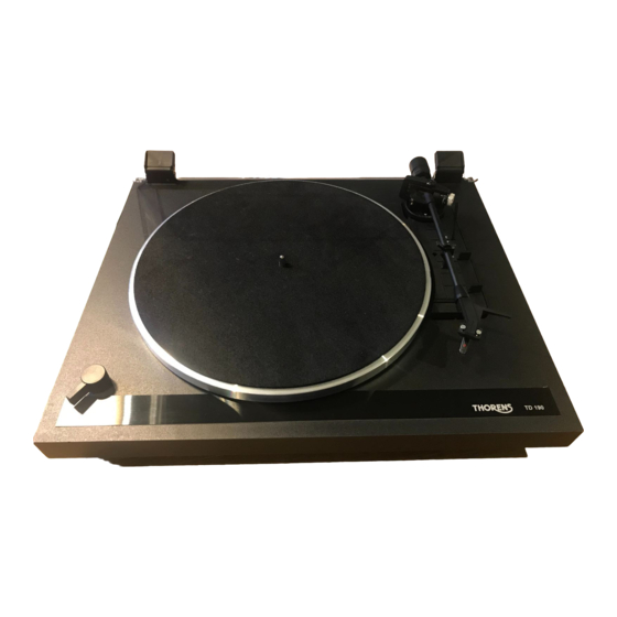 THORENS TD 190-1 Instruction Manual