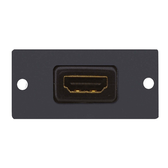 Kramer W-HDMI User Manual