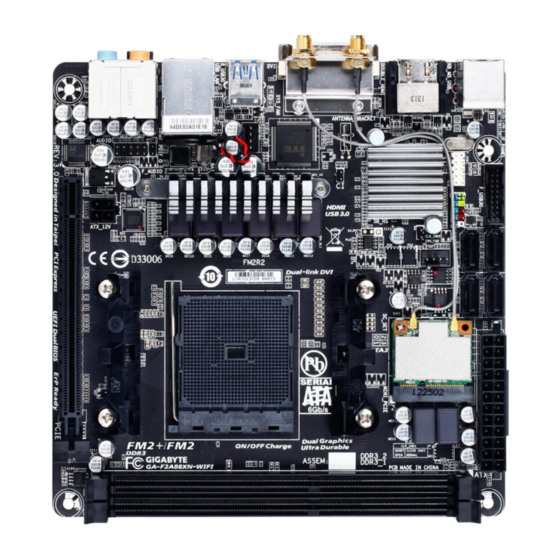 Gigabyte GA-F2A88XN-WIFI Manuals