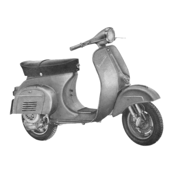 PIAGGIO VESPA 125 primavera Operation And Maintenance