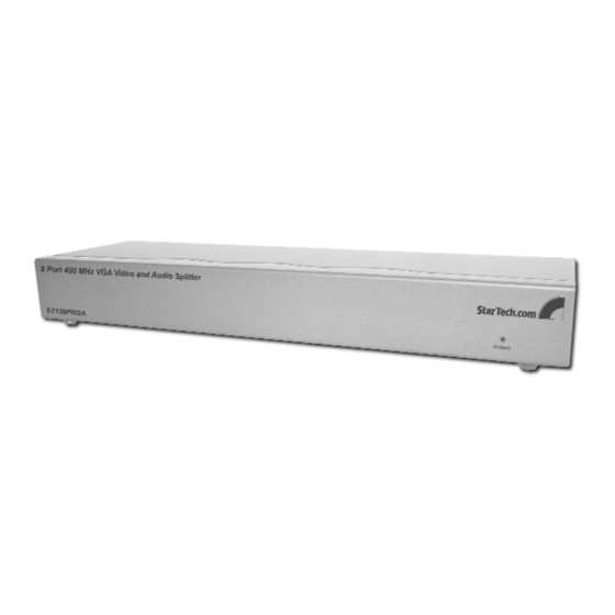 StarTech.com ST124PROA Instruction Manual