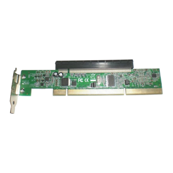 StarTech.com PCIX1PEX4 Installation Manual