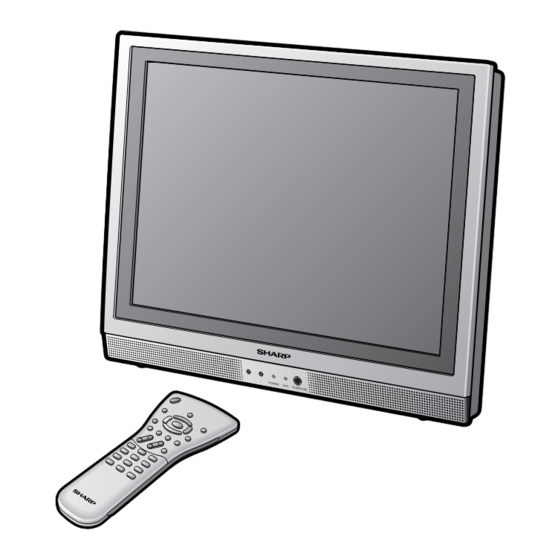 Sharp LC-13S1U, LC-15S1U, LC-20S1U Operation Manual