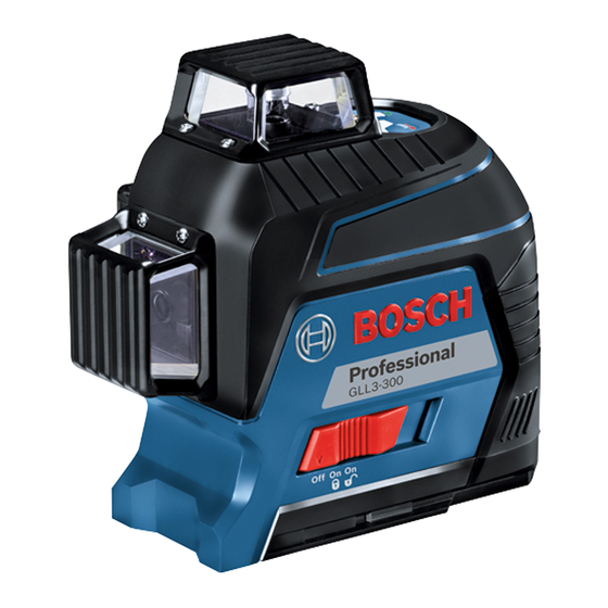 Bosch GLL3-300 Manuals