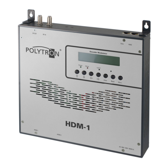 Polytron HDM 1 T User Manual