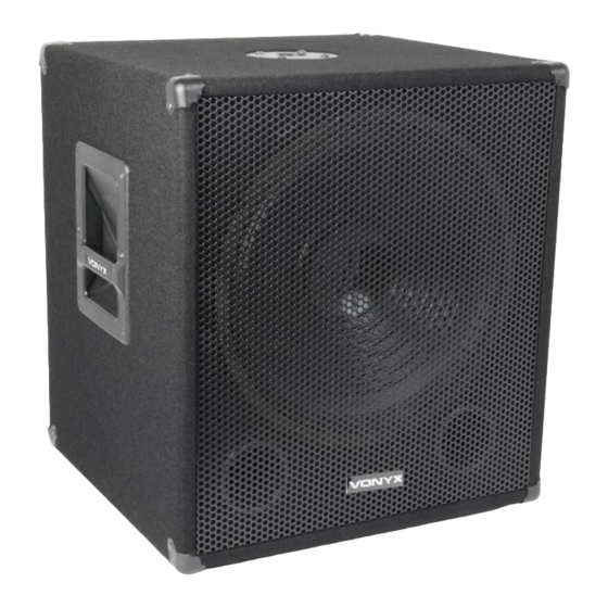 Vonyx SMWBA-MP3 Series Instruction Manual