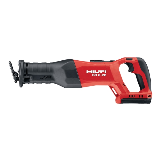 Hilti NURON SR 6-22 Manual