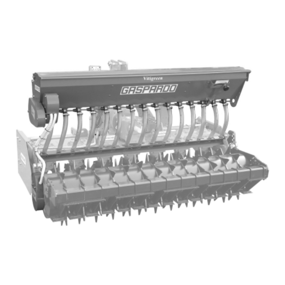 Gaspardo Vitigreen 1300 Use And Maintenance