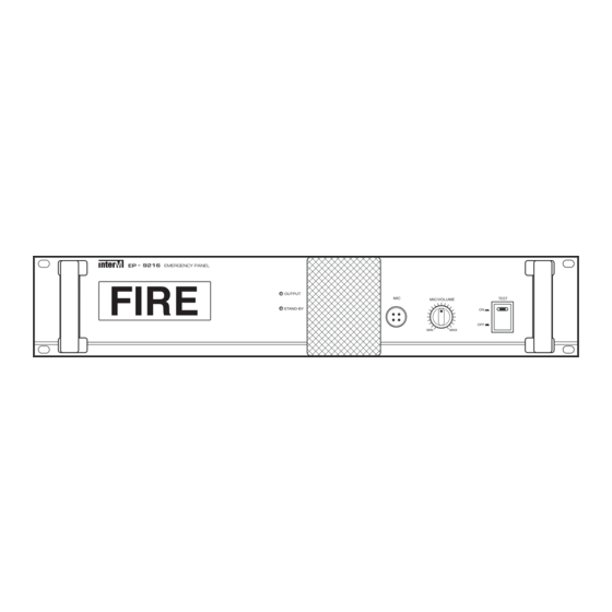 Inter-m EP-9216 Instructions Manual