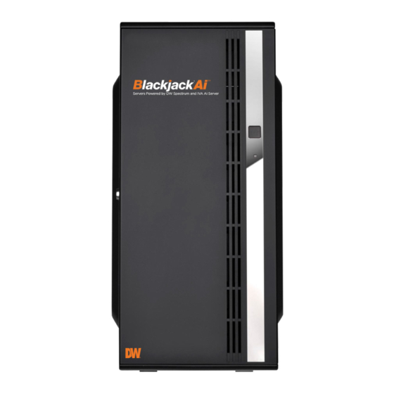 Digital Watchdog Blackjack Ai DW-BJAiT TR Series Quick Start Manual