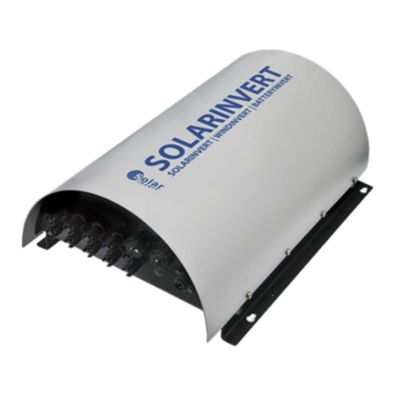 solar invert SOLARINVERT Manuals