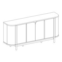 Walker Edison Ezra WEEZR11704 Manual