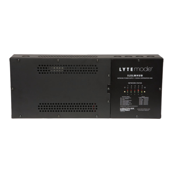 User Manuals: Lightolier ILSLMHUB Network Hub