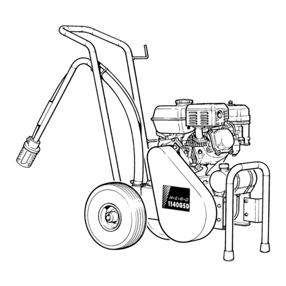 HERO 1140GSD Operating And Maintenance Instructions Manual
