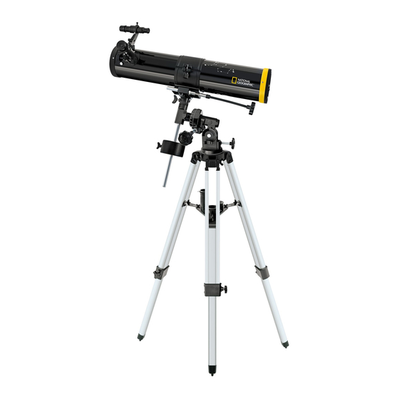 National Geographic Telescope With Equatorial Mount Operating Instructions Manual