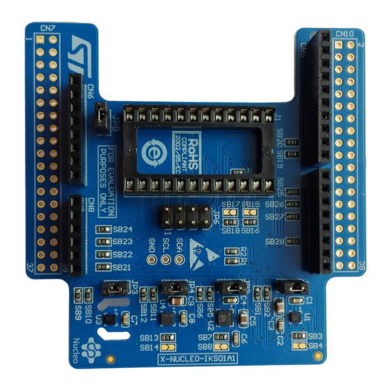 ST X-NUCLEO-IKS01A1 User Manual