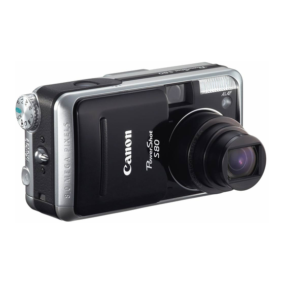 Canon Powershot S80 Connection Manual