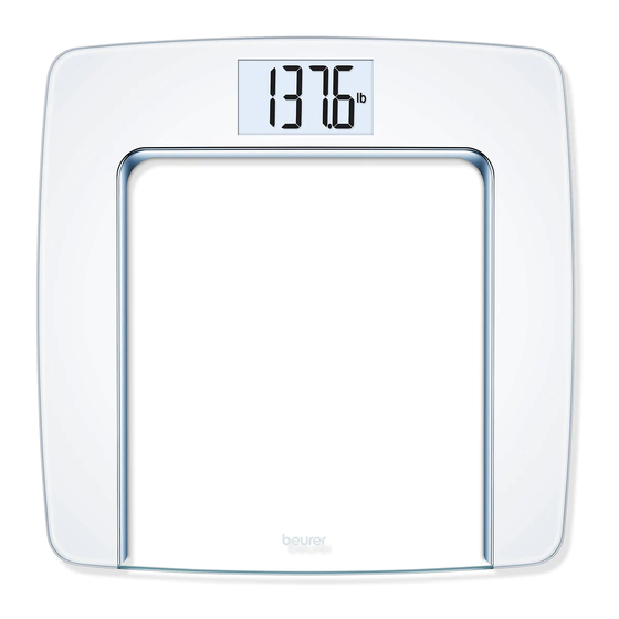 Beurer GS 490 Instructions For Use Manual