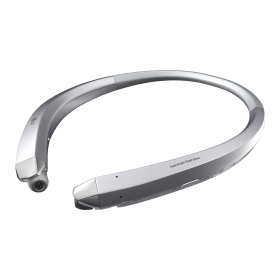 LG TONE INFINIM HBS-910 User Manual